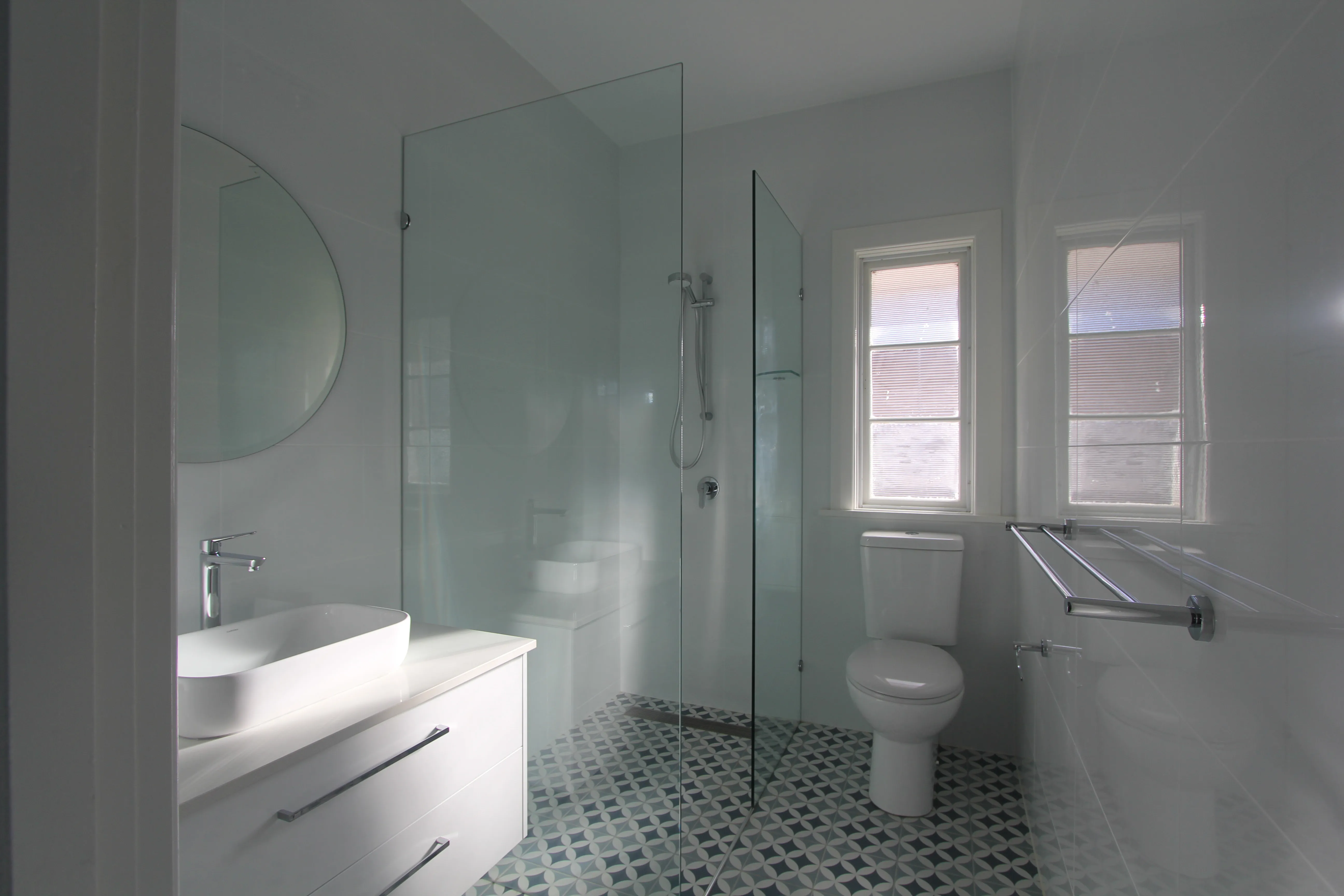 Bathroom renovation-tiles-vantiy
