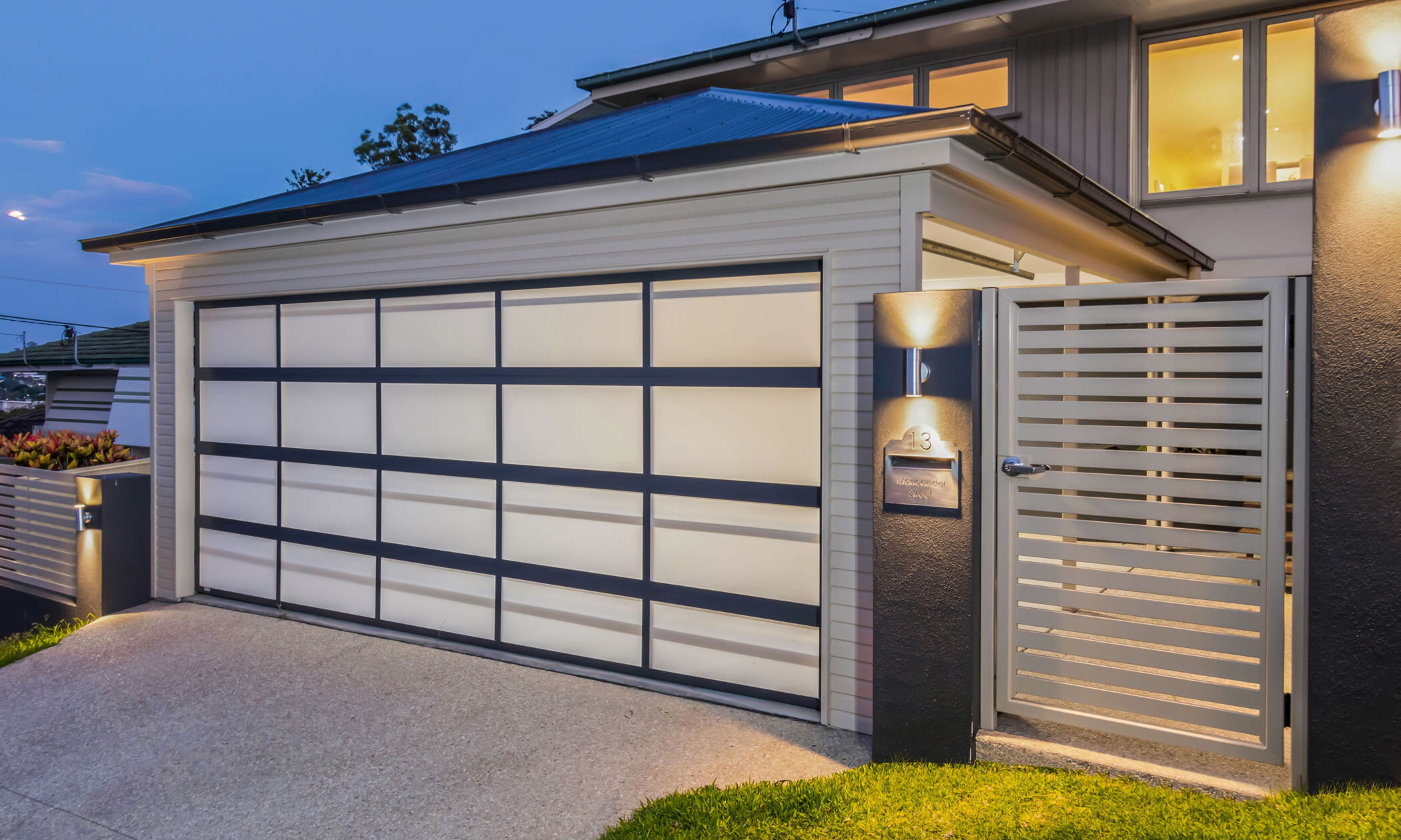 Custom Designer Panel Garage Door