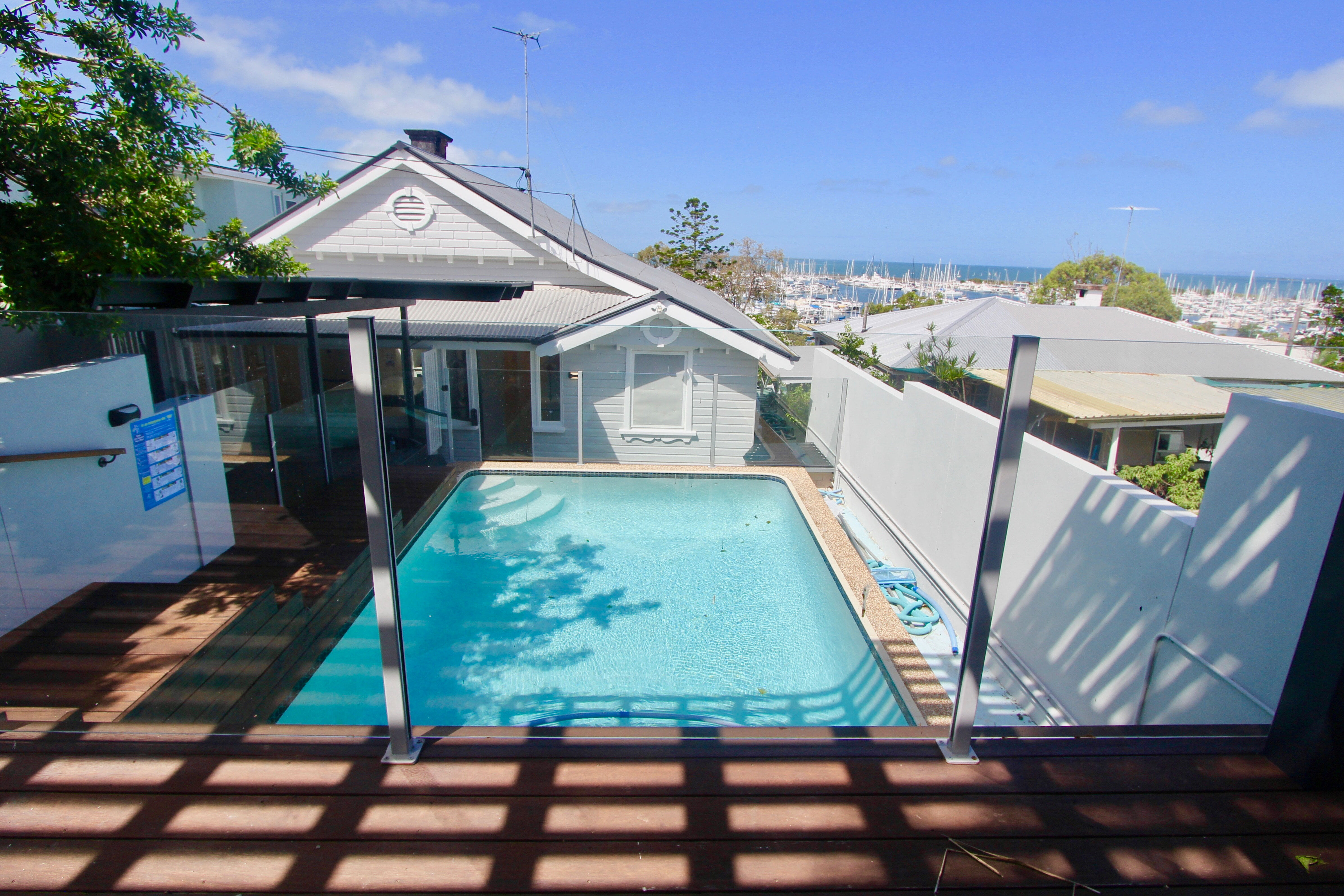 Traditional Queenslander House with in-ground pool