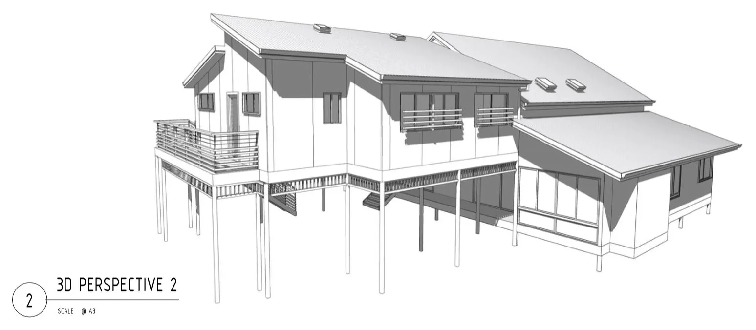Plans 3D render-design- Norman Park