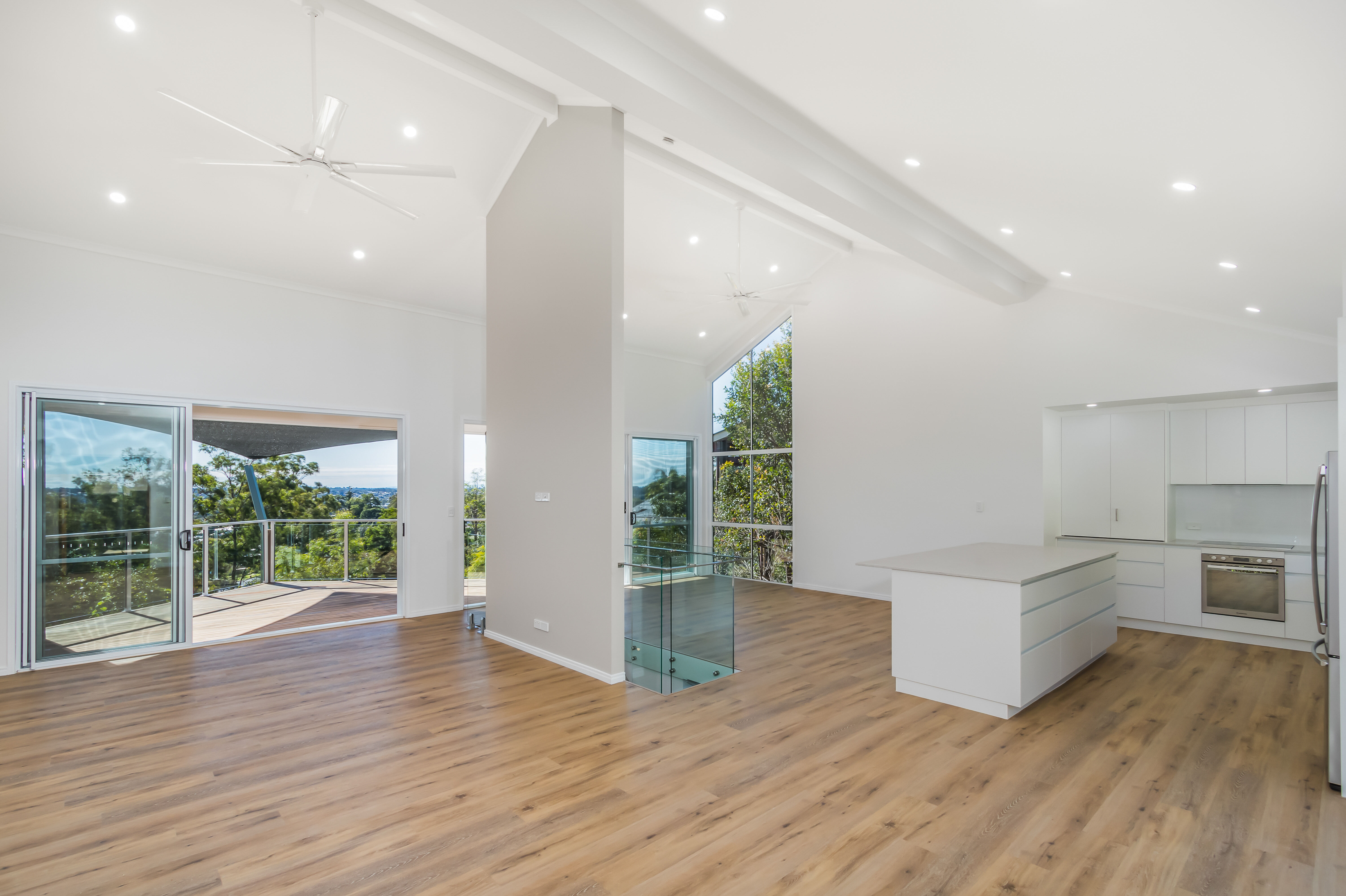 Main living area and kitchen 