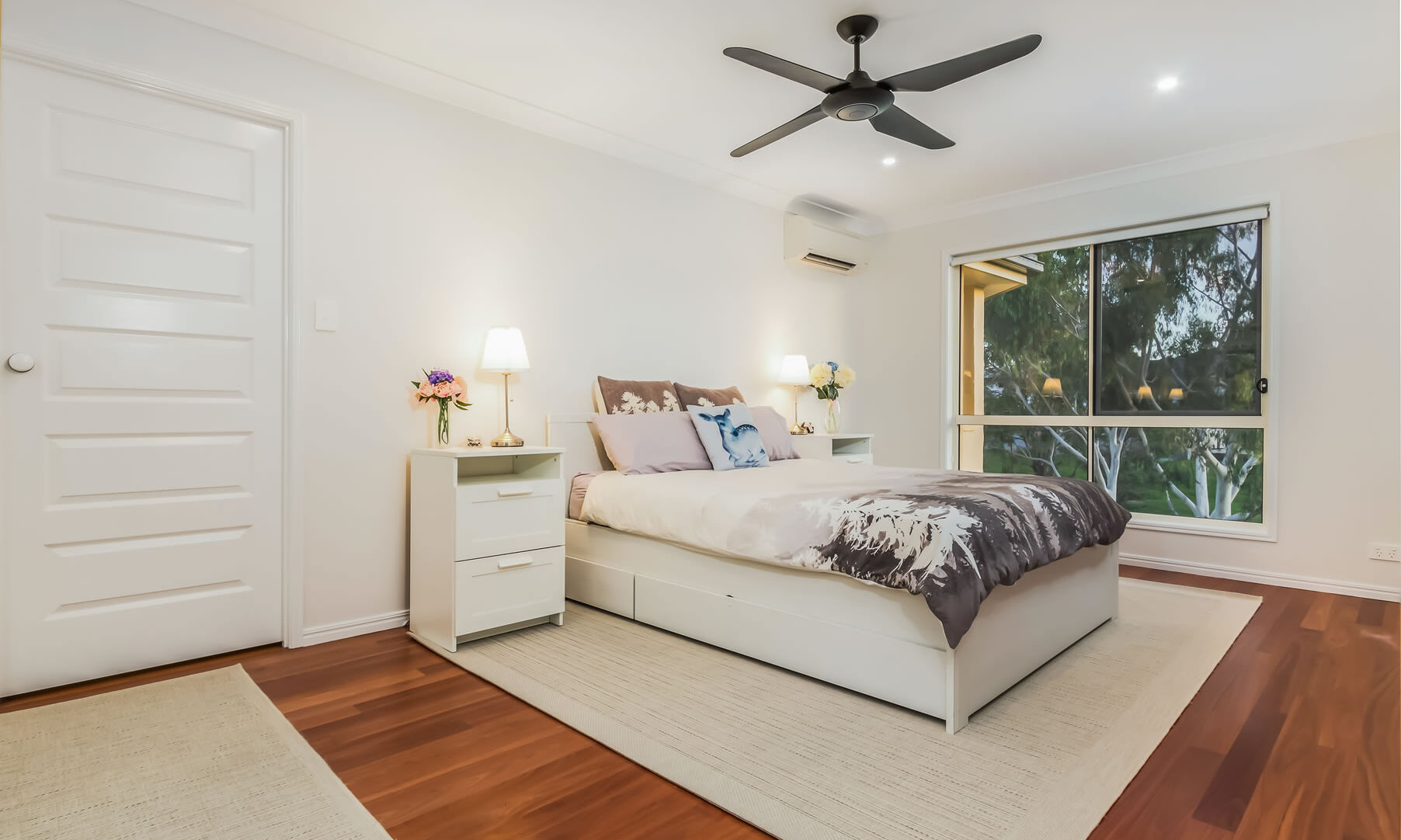 Bedroom-timber floors