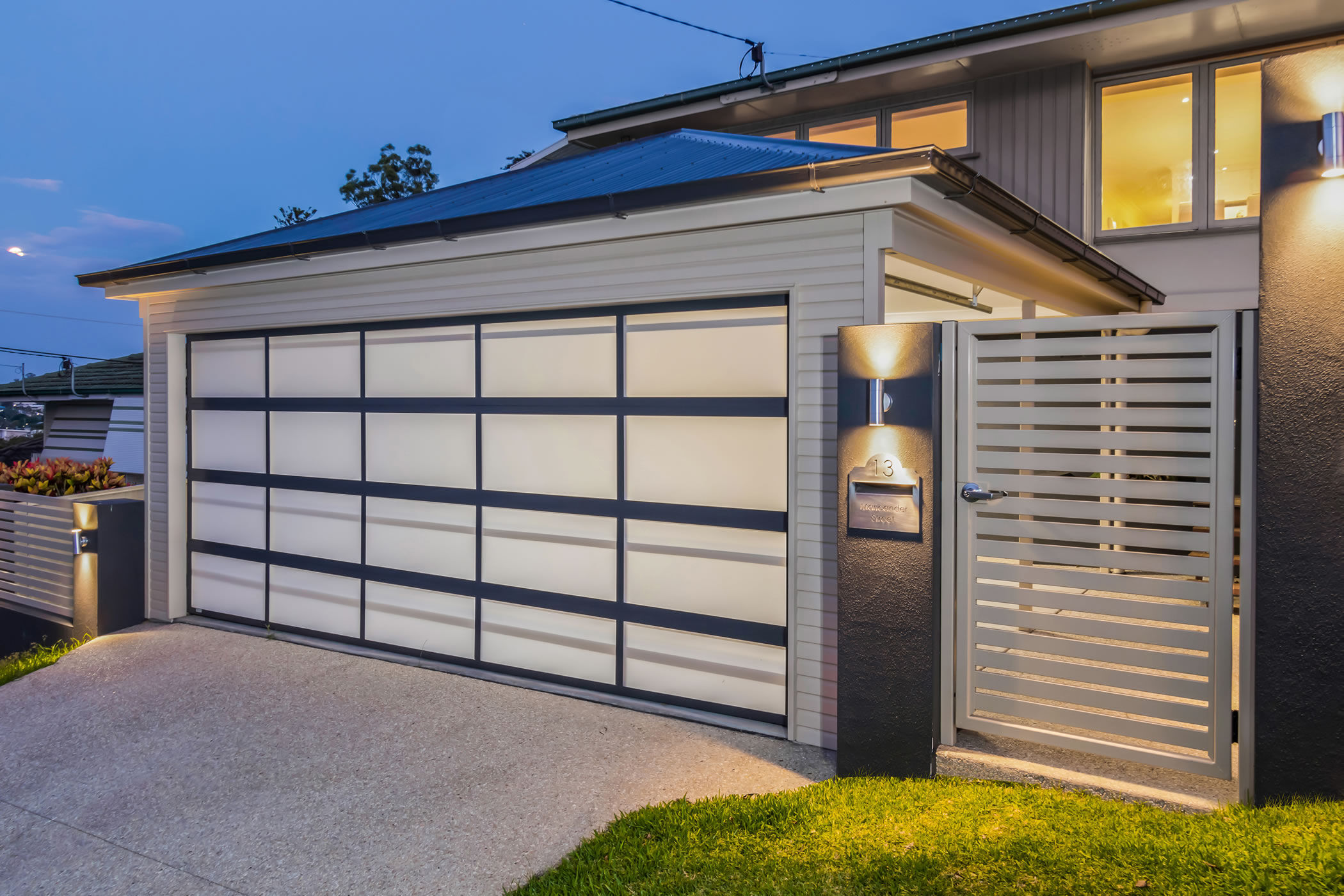 Custom Designer Panel Garage Door