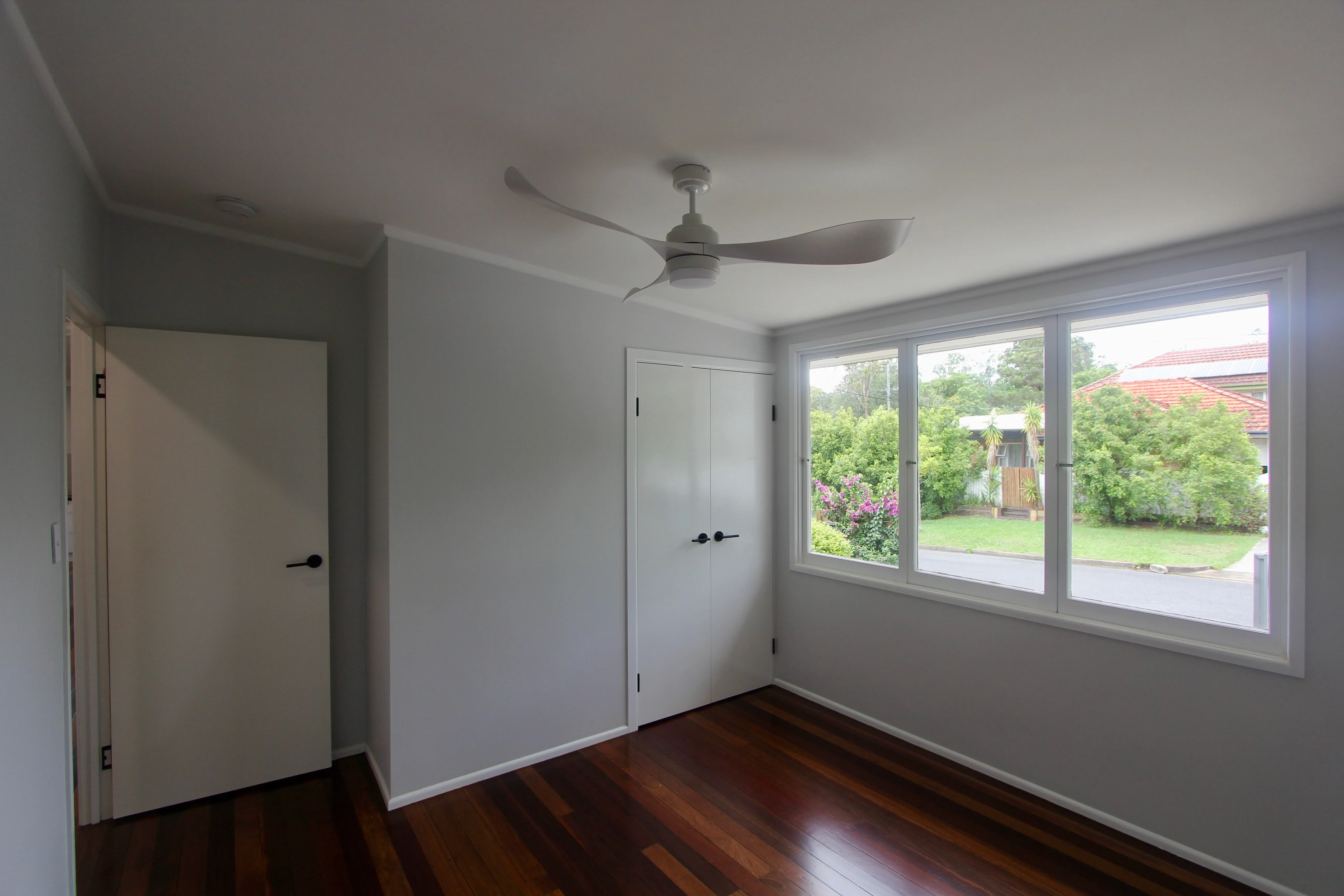 Casement Windows and spotted gum flooring