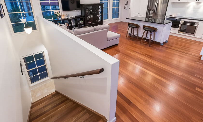 timber floors-blackbutt stairs