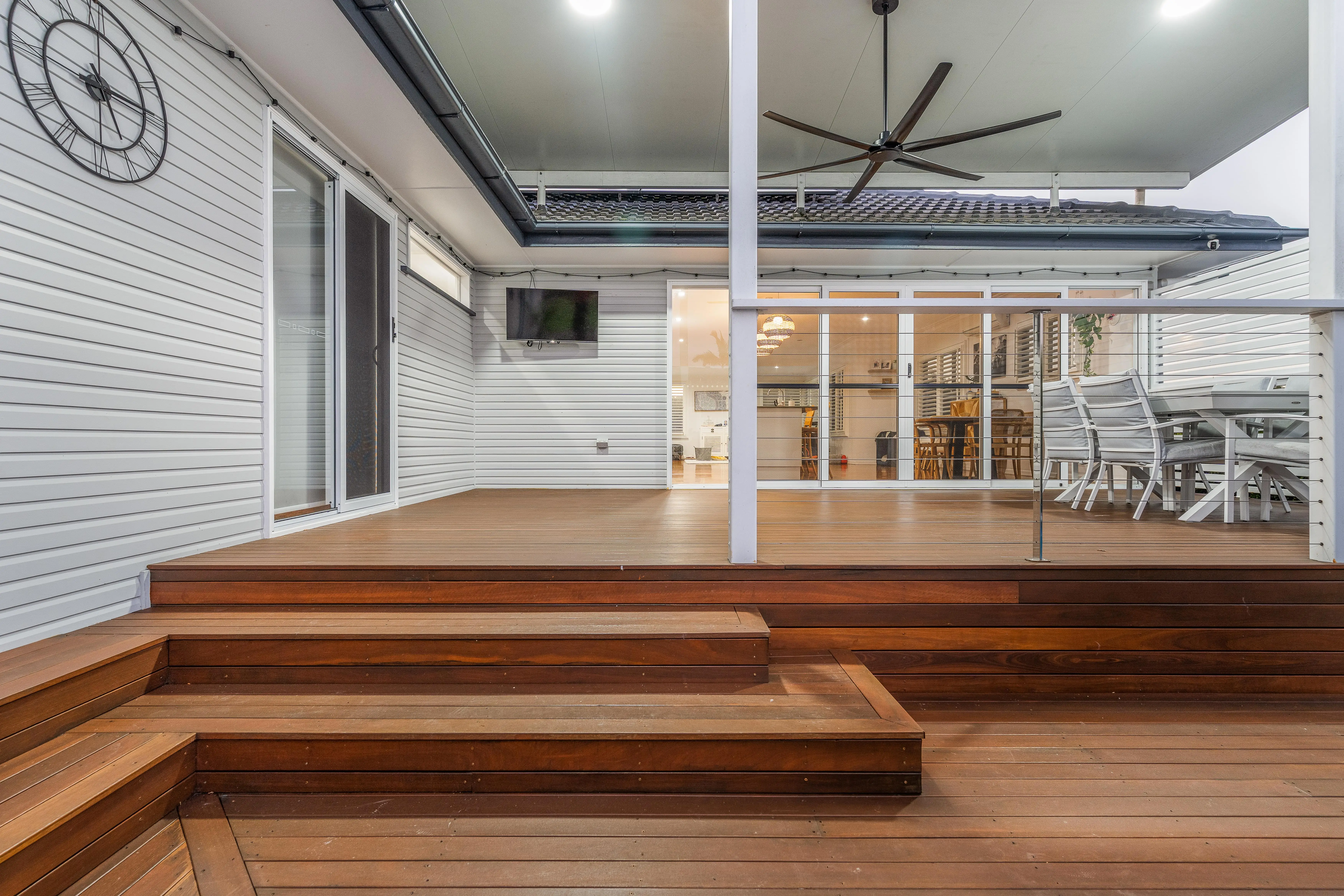 Tarragindi Merbau Decking and Box Stairs