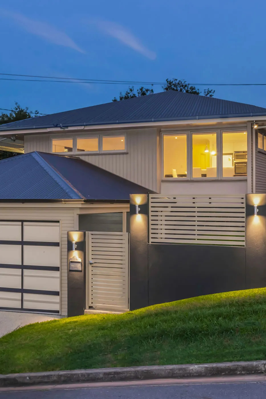 Carport and entry at house in Tarragindi