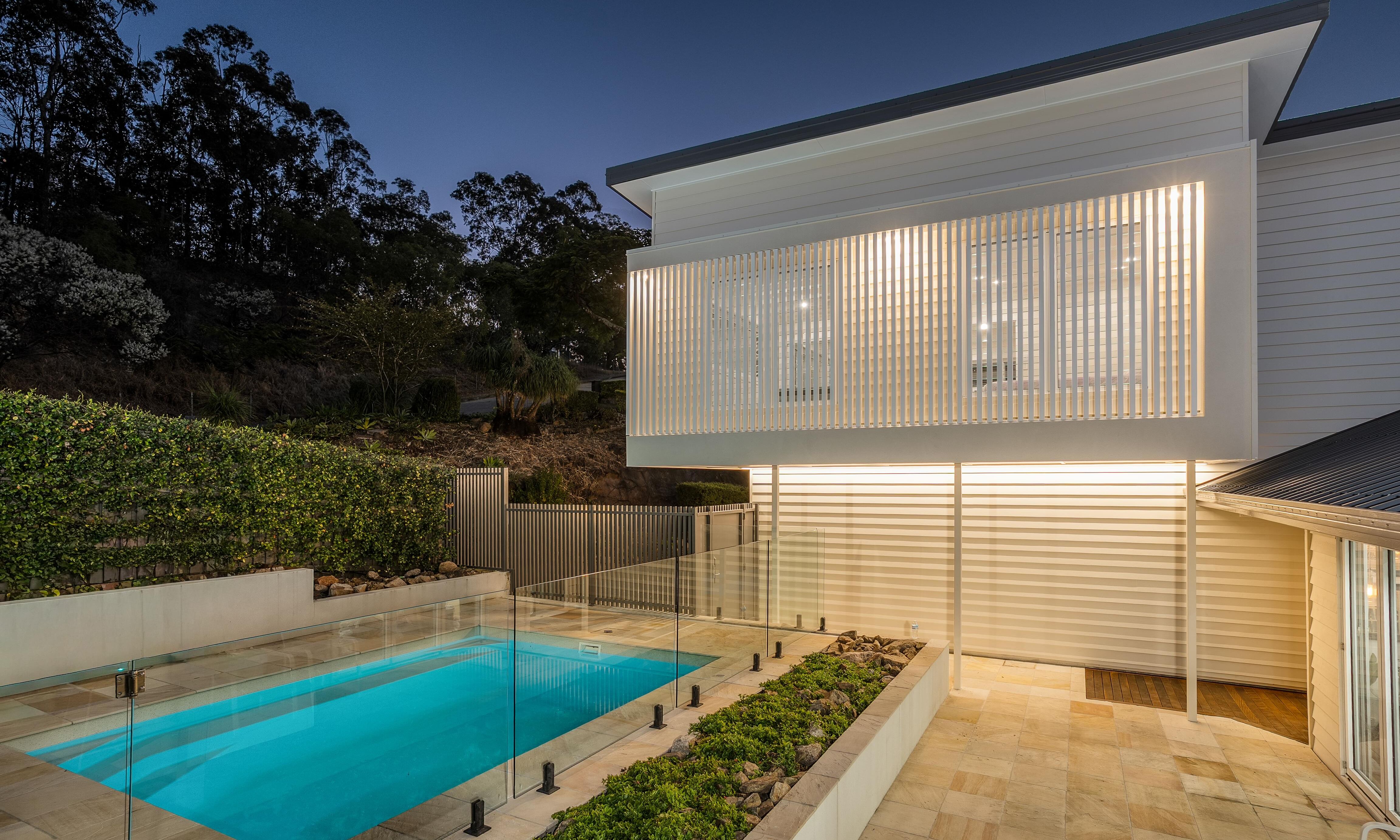 Gimba St Exterior Feature Screening and Pool 