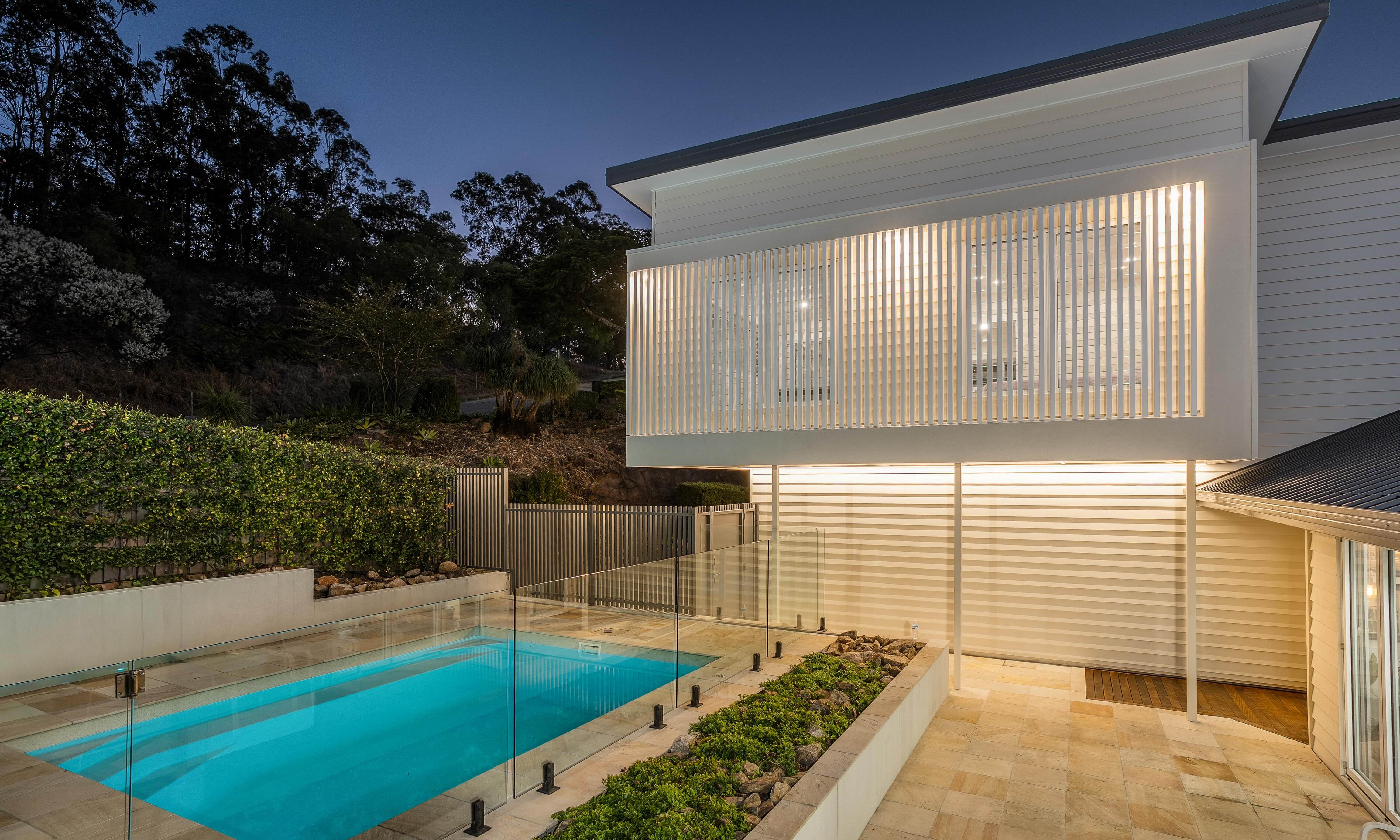 Gimba St Exterior Feature Screening and Pool 