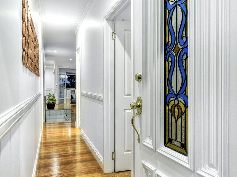 Front entry door-timber floors