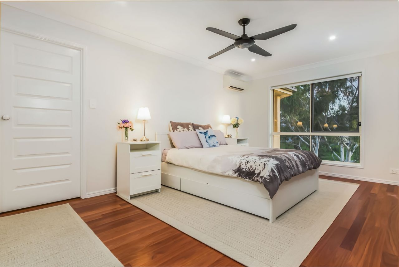 Black Fan in Master bedroom 