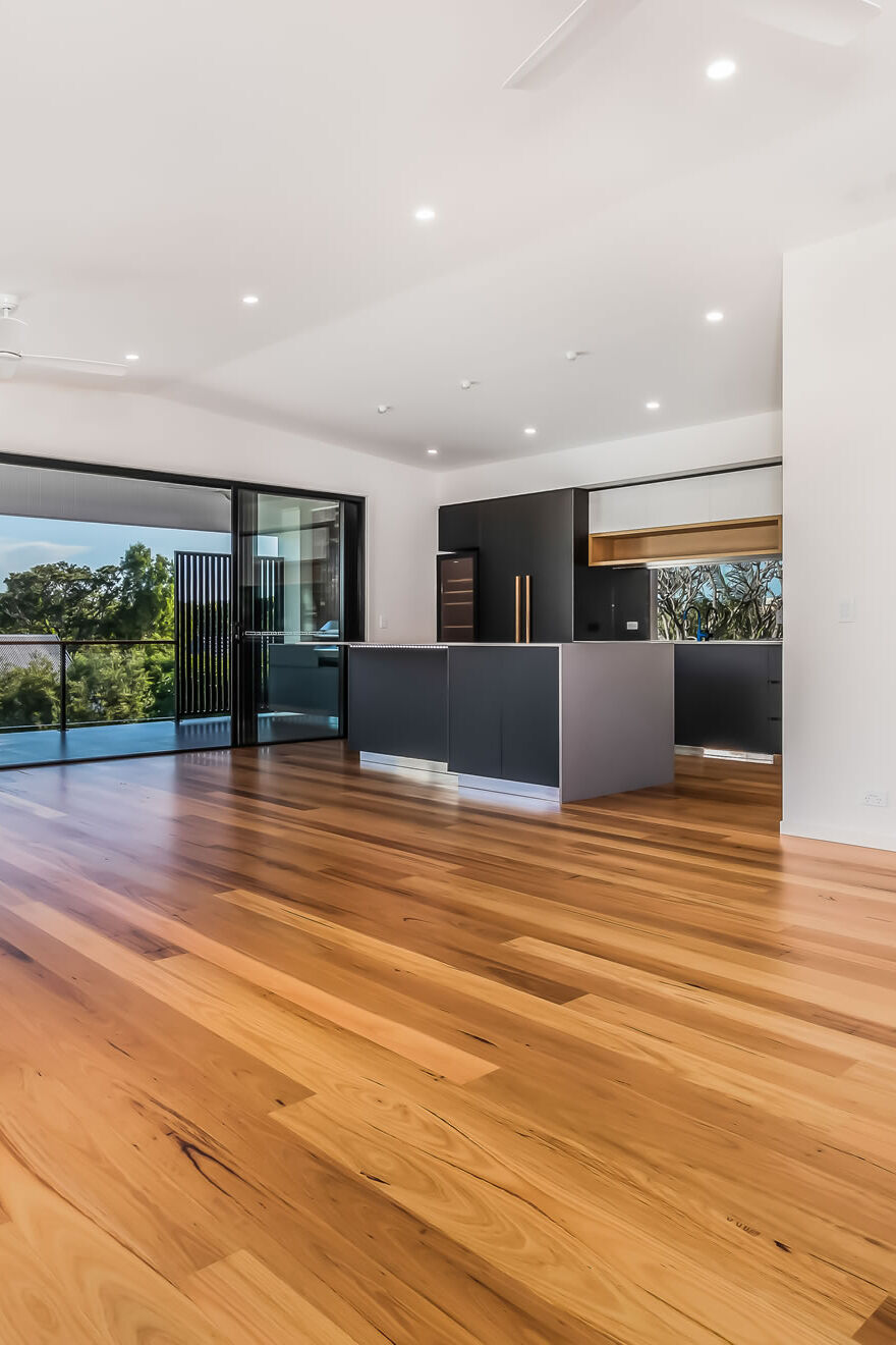 Timber floor-kitchen-balcony