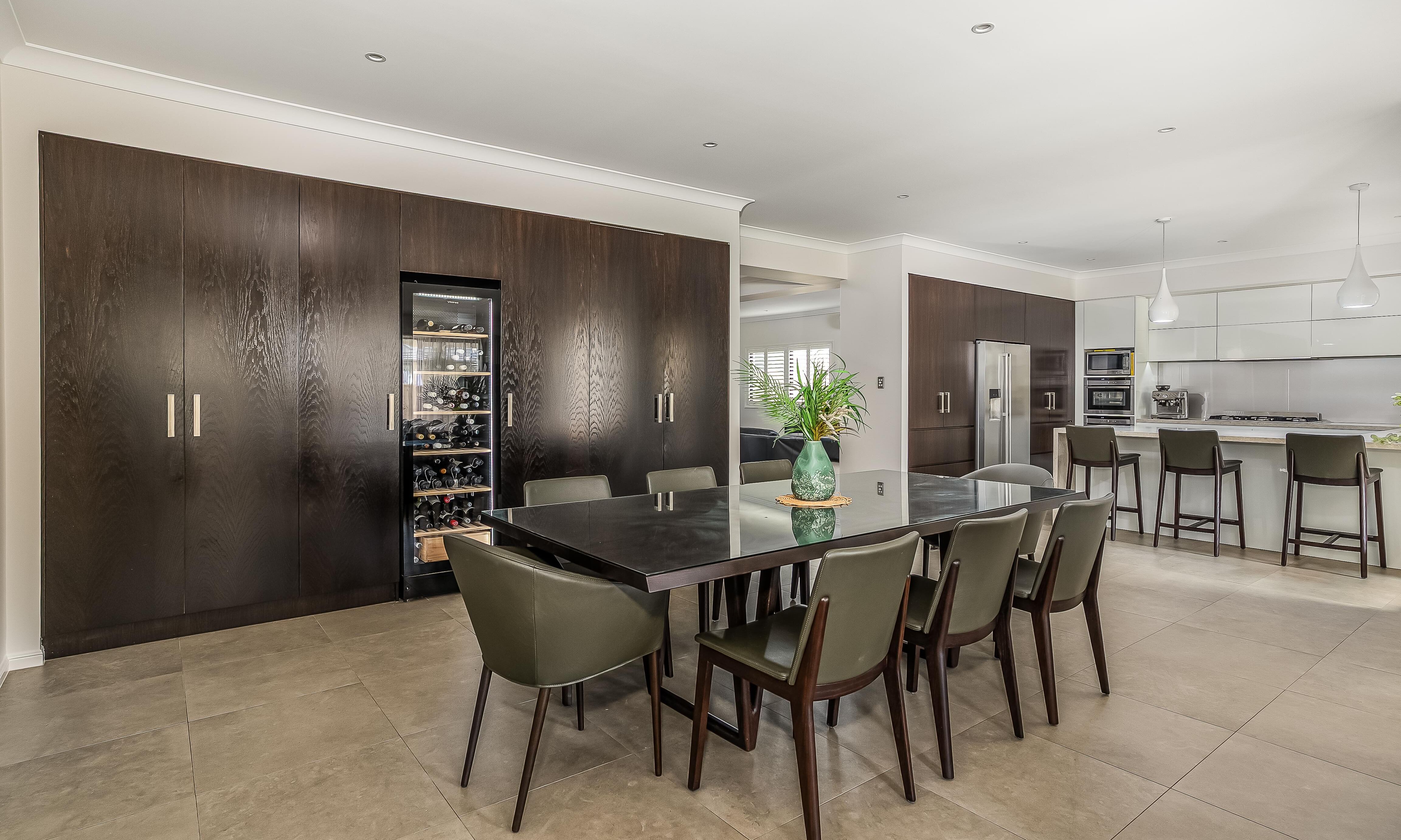 Sweetapple - Feature Cabinets, Laminate Cabinets, Wine Fridge, Kitchen storage