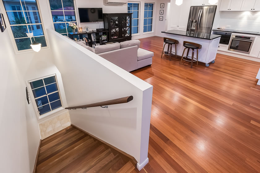 timber floors-blackbutt stairs