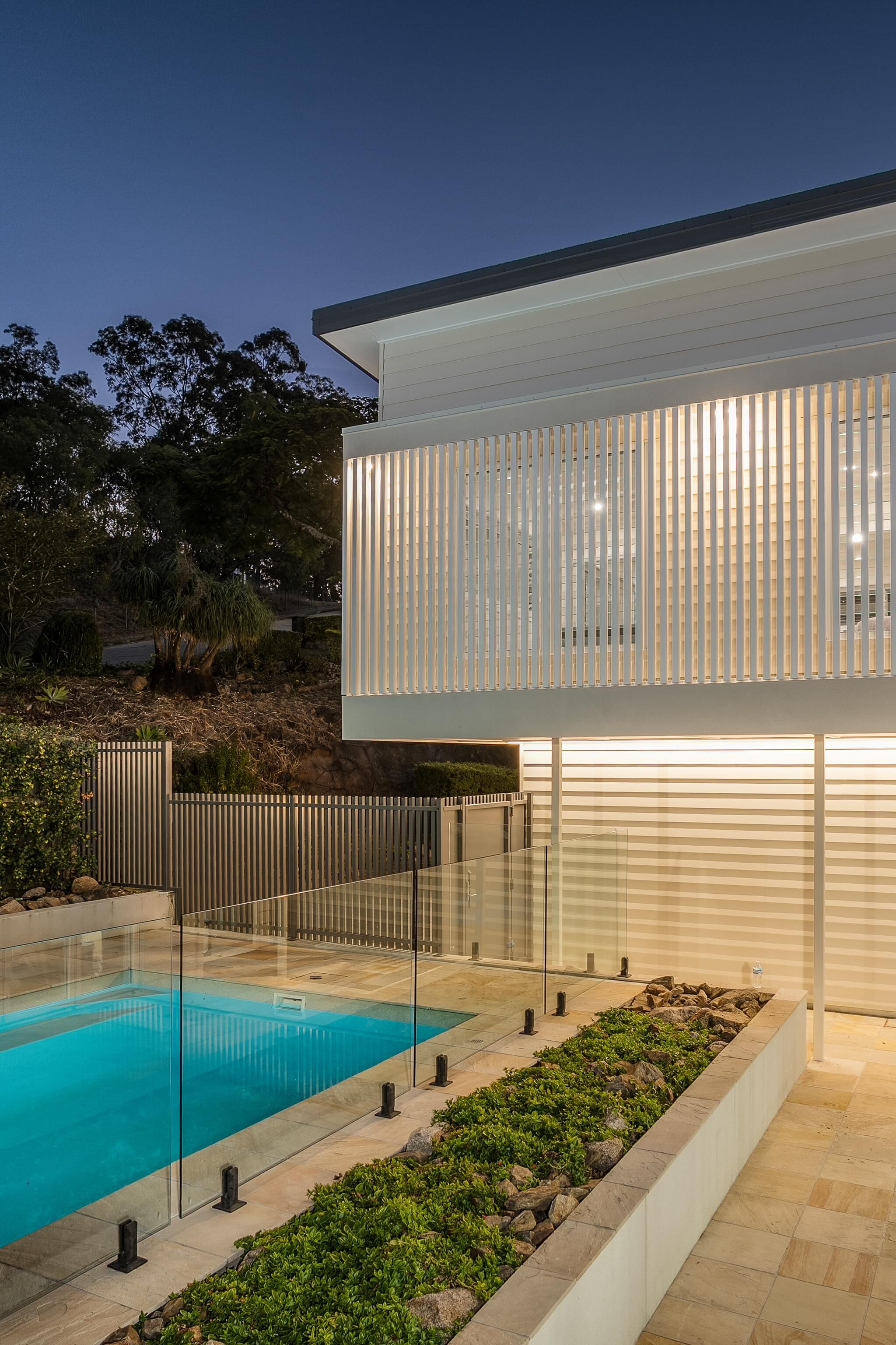 Gimba St Exterior Feature Screening and Pool