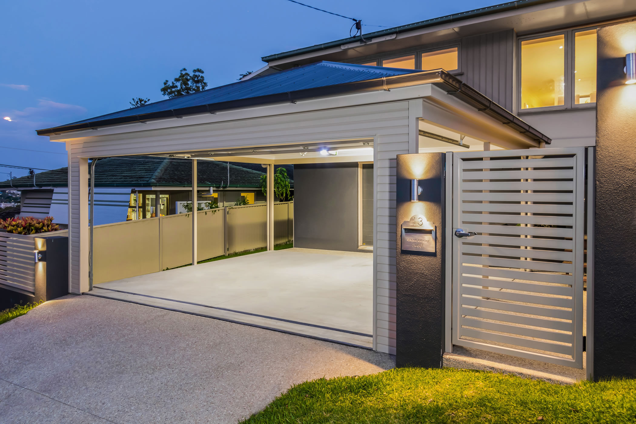 Carport and front entry Tarragindi