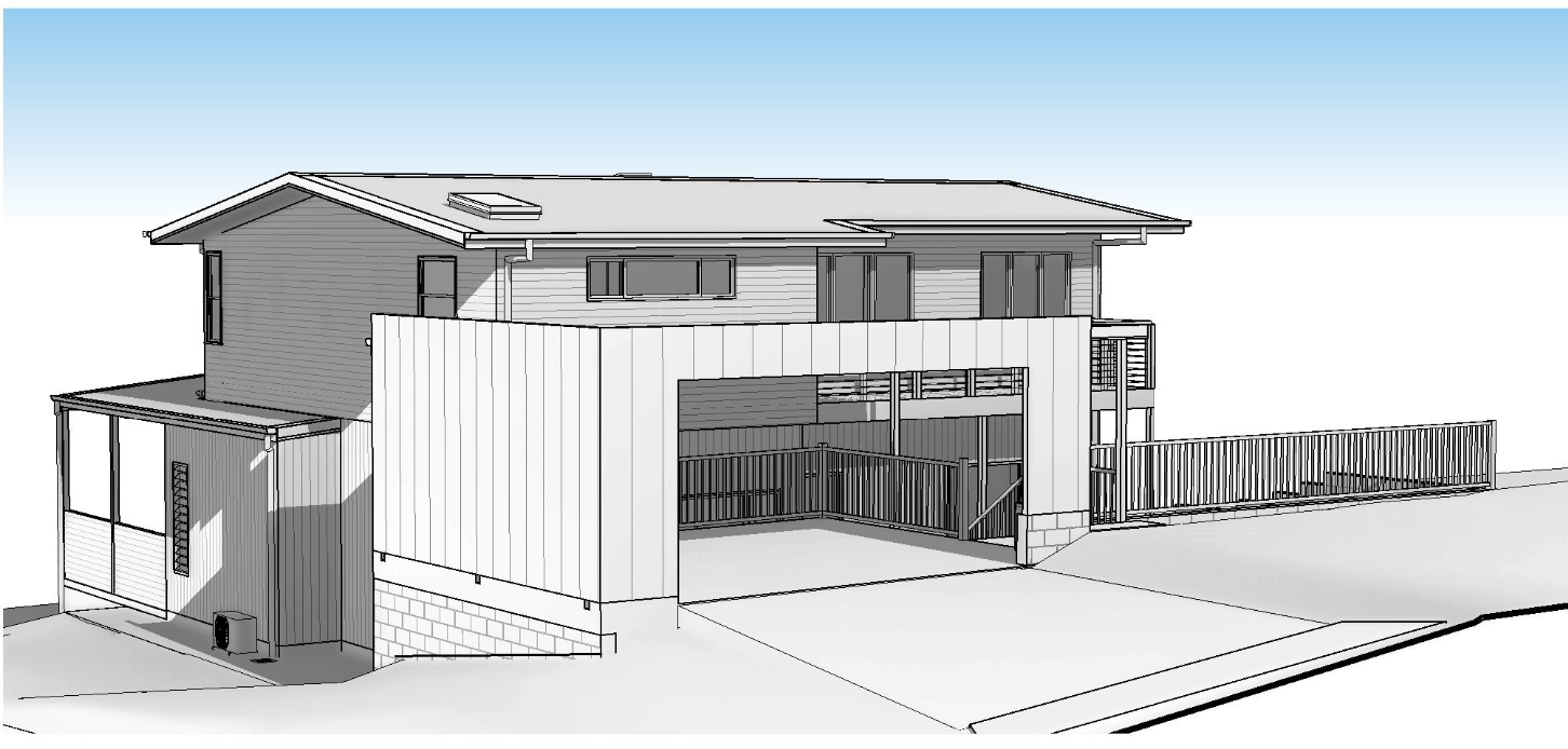 Plans 3D -design- Front & Side Plan  