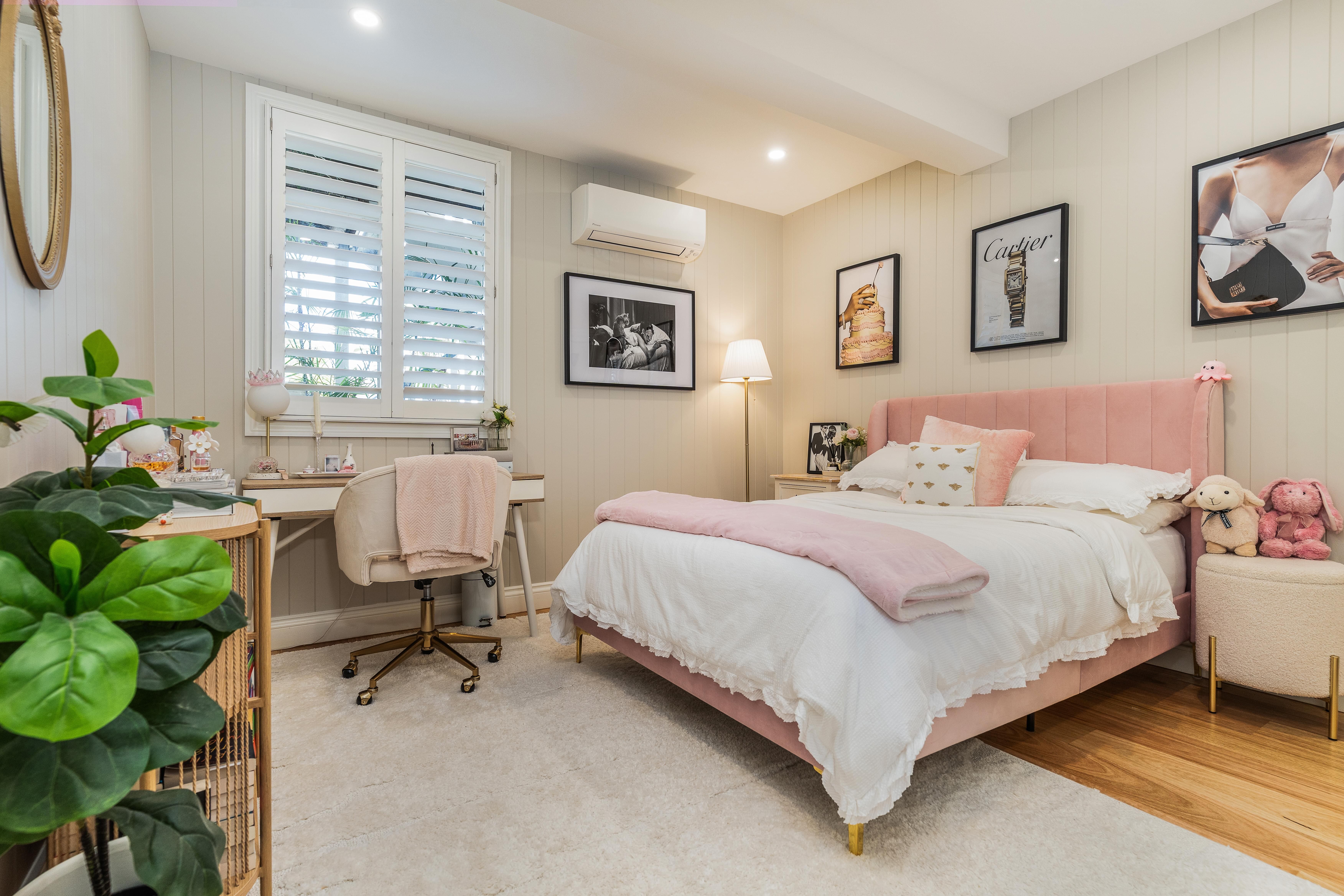 Bedroom with VJ Walls - Byrnes St