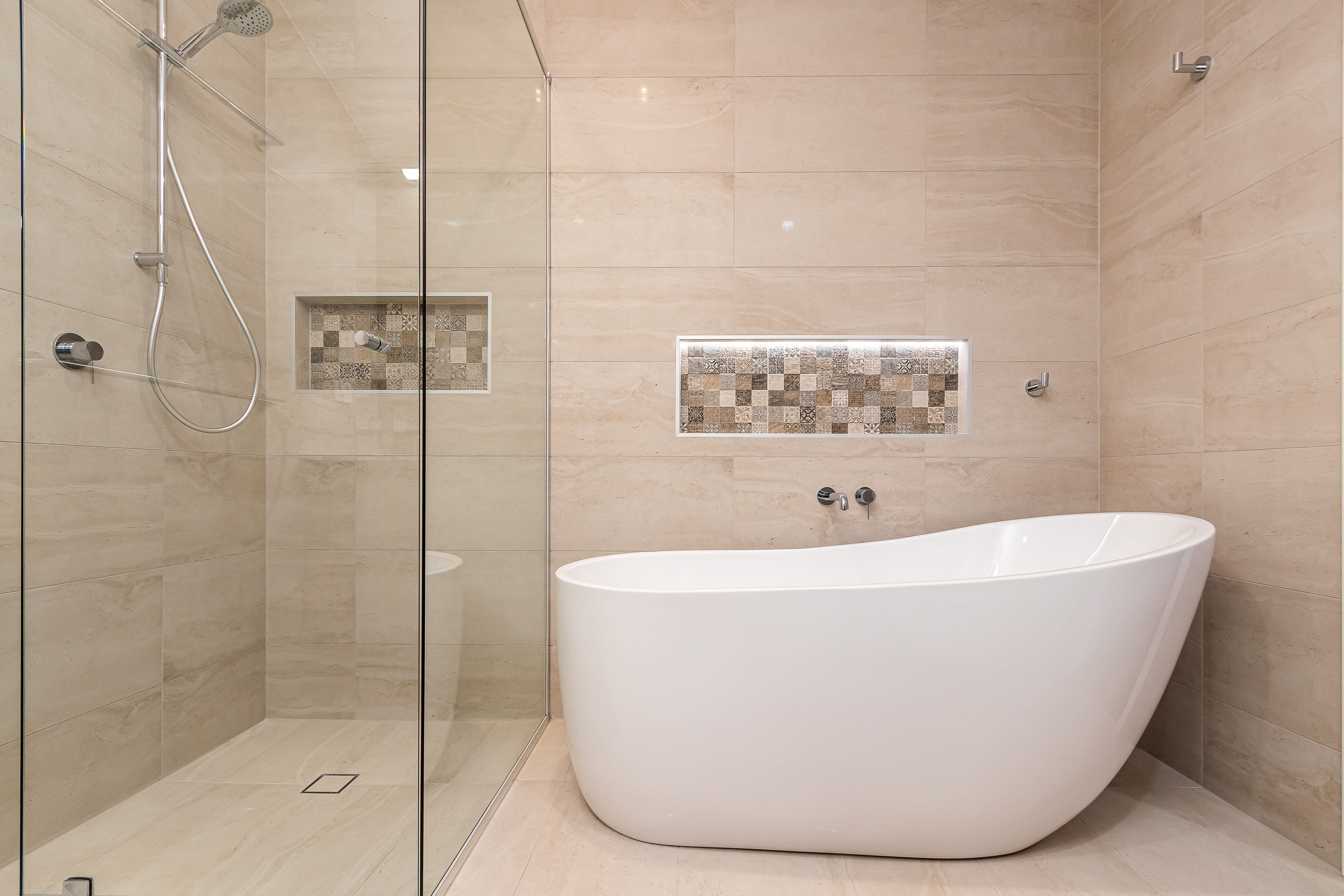  Main Bathroom with large freestanding bath